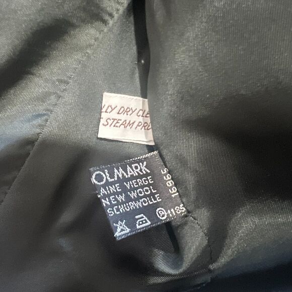 Yves Saint Laurent Menswear Blazer 100% Wool Pinstripe 40R Made in France Flaw - Picture 6 of 15